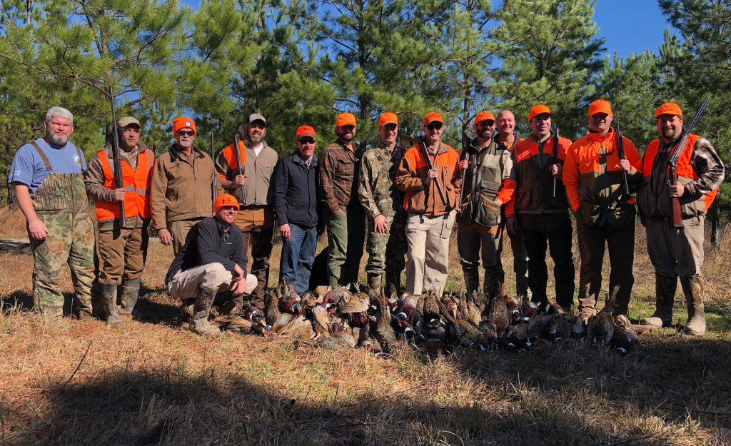 corporate hunting retreat group picture in Alabama