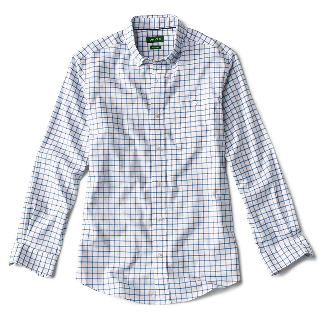 ORVIS NAVY TATTERSALL SHIRT