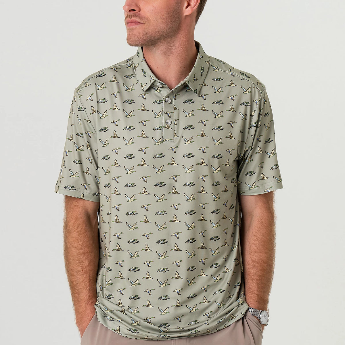 BURLEBO Performance Polo - Mallard Green