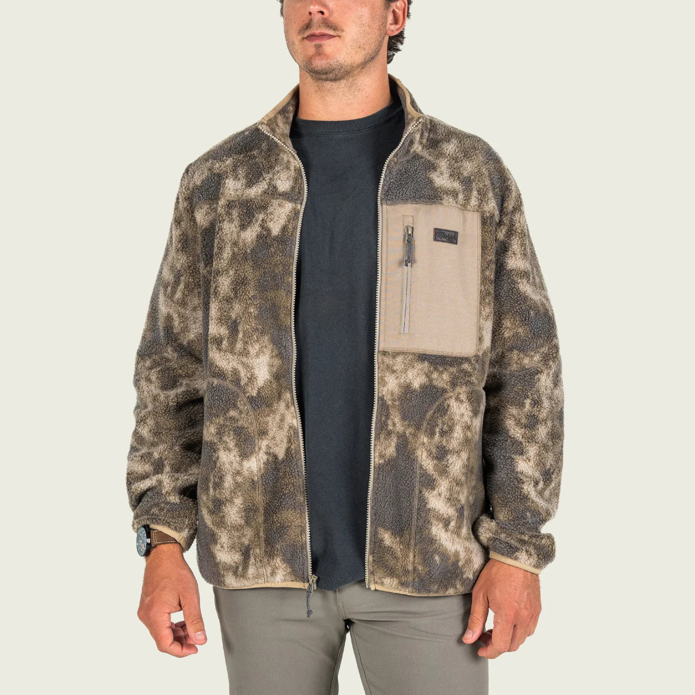 MARSHWEAR BAYTOWN SHERPA JKT (ROCK OVERLAND CAMO)
