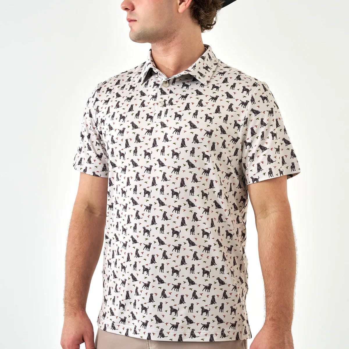 BURLEBO Performance Polo - Ducks and Dogs