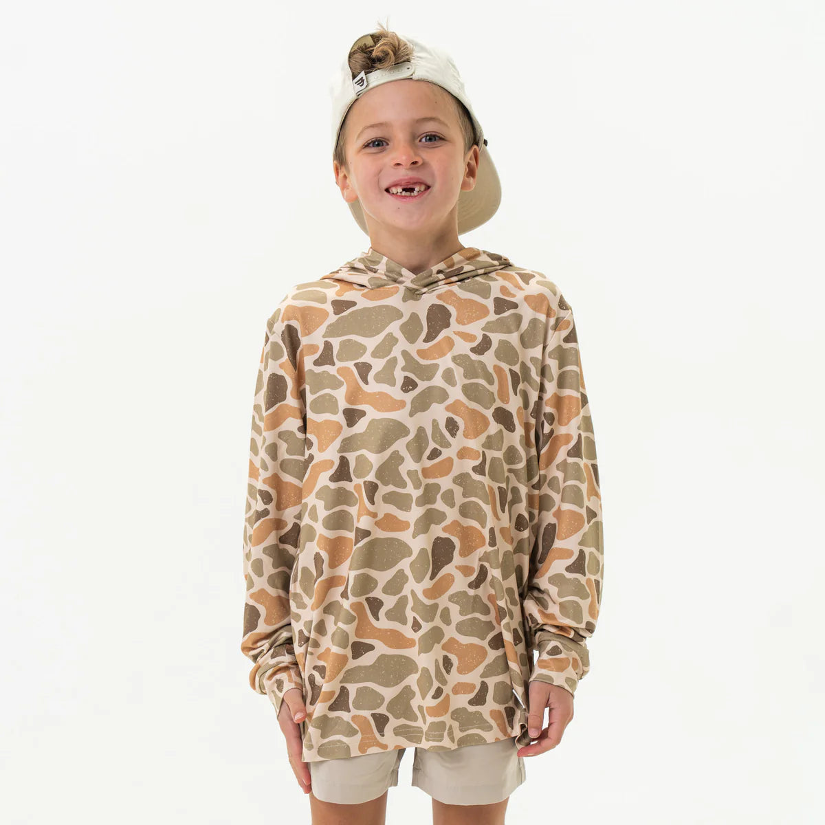 KIDS BURLEBO VENADO CAMO HOODY