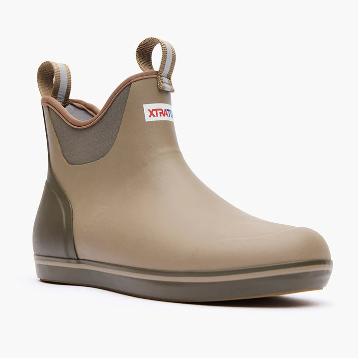 XTRATUF MENS ANKLE DECK EARTH BROWN