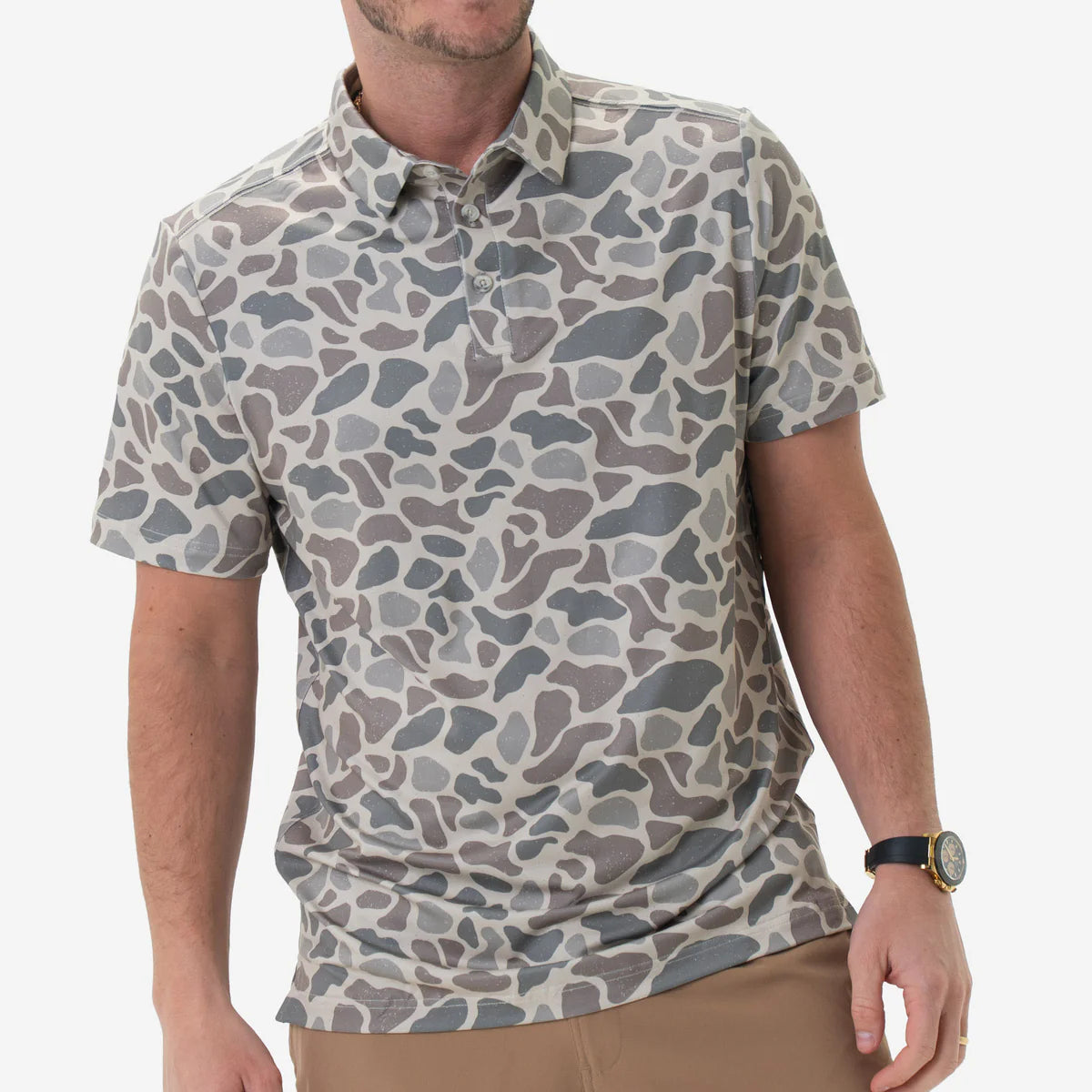 BURLEBO Performance Polo - Classic Camo