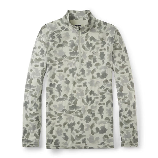 ORVIS Men’s DriCast™ 1/4-Zip-CELADON CAMO