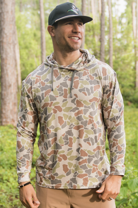BURLEBO Performance Hoodie (DRIFTWOOD CAMO)