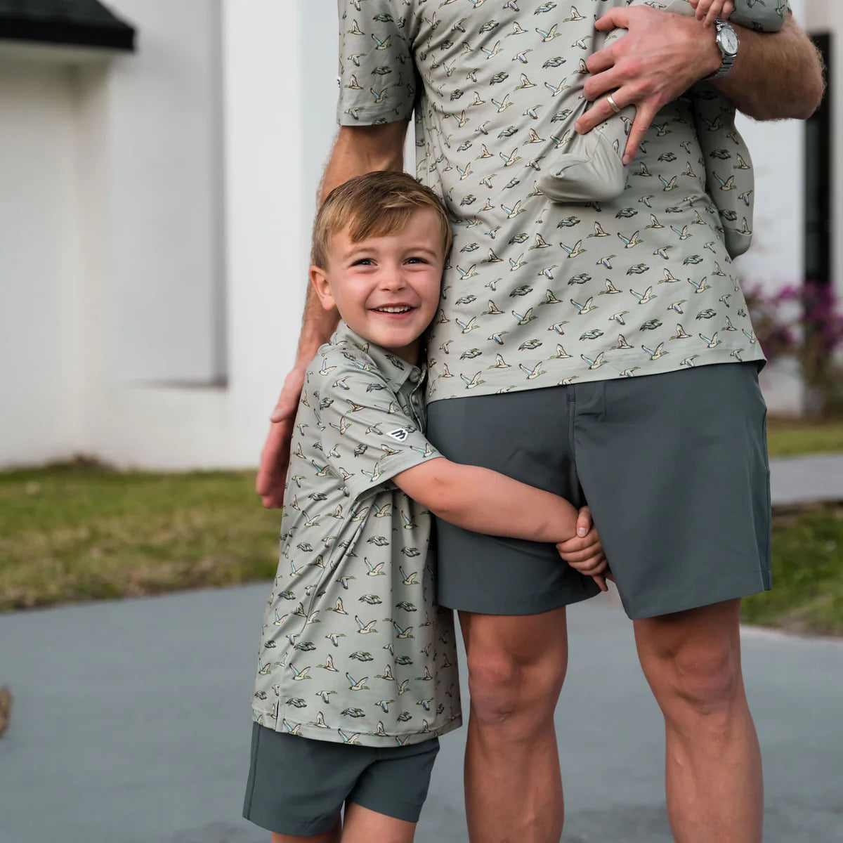 KIDS BURLEBO GREEN MALARD POLO