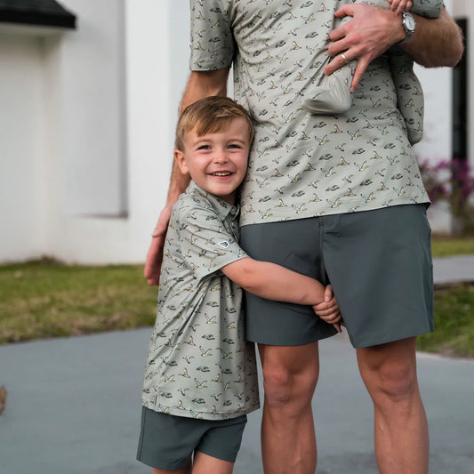 KIDS BURLEBO GREEN MALARD POLO