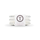 TELETIES CRYSTAL CLEAR HAIR TIES- SMALL
