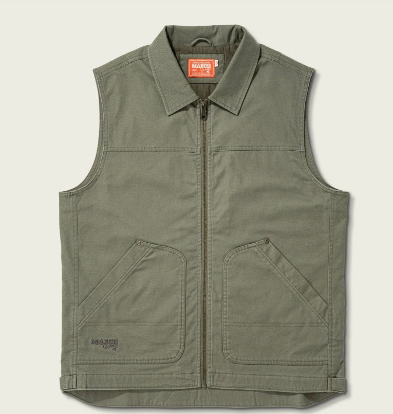 MARSHWEAR WESTWOOD VEST FOSSIL