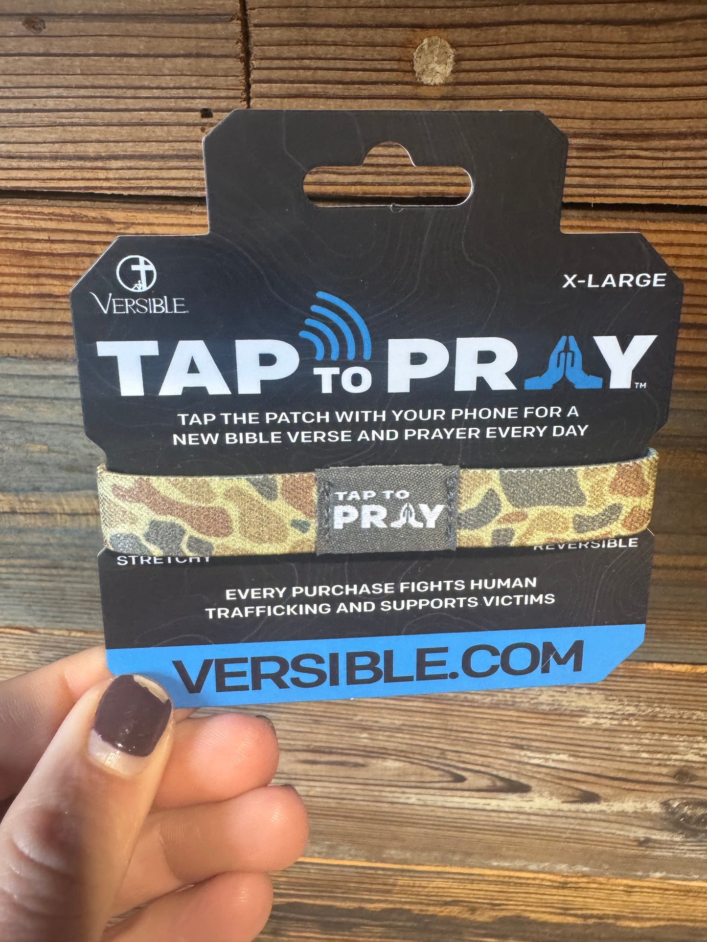 TAP TO PRAY ROCK CAMO - VERSIBLE