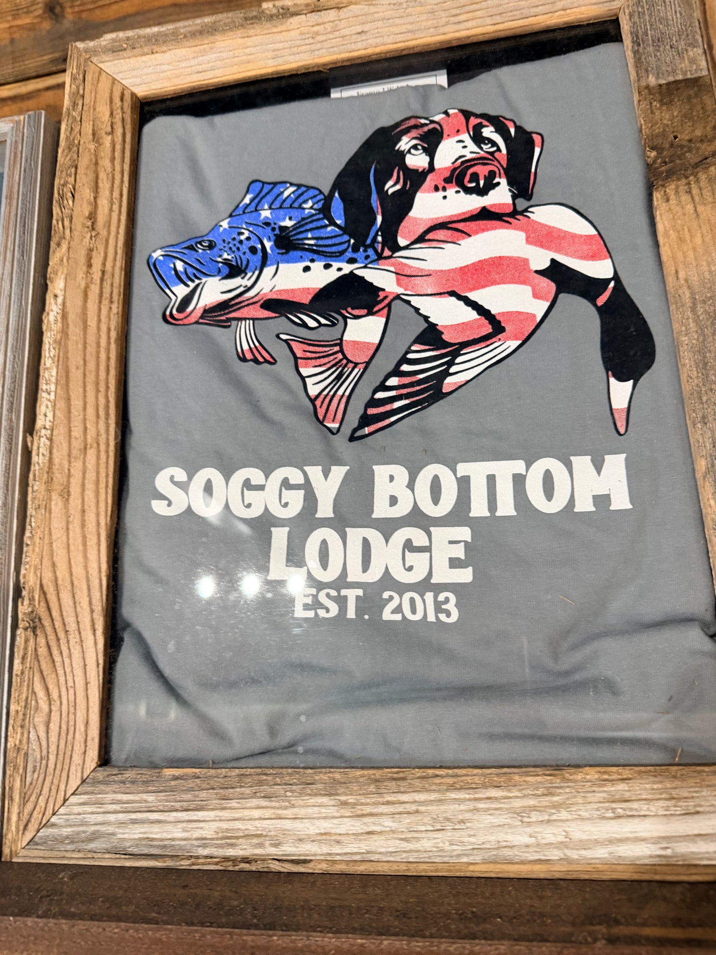 SBL T-SHIRT (USA DOG/FISH)