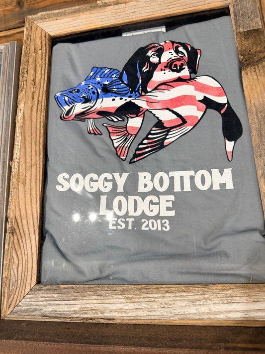 SBL T-SHIRT (USA DOG/FISH)