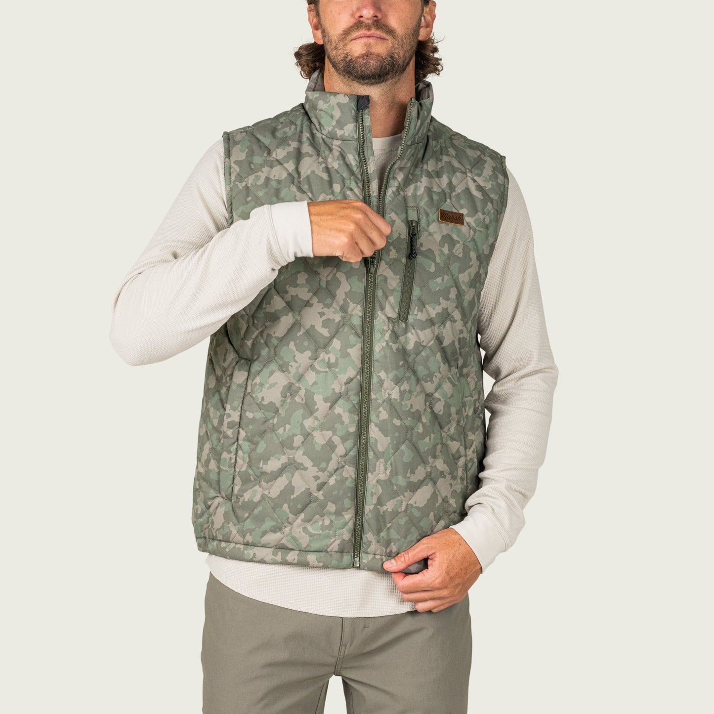 MARSHWEAR Barnwell Puff Vest Green