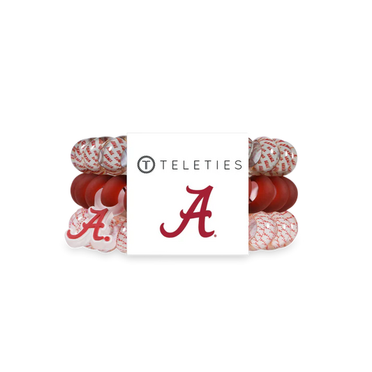 TELETIES ROLL TIDE HAIR TIES- SMALL