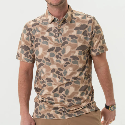 BURLEBO Performance Polo - Pintail Camo