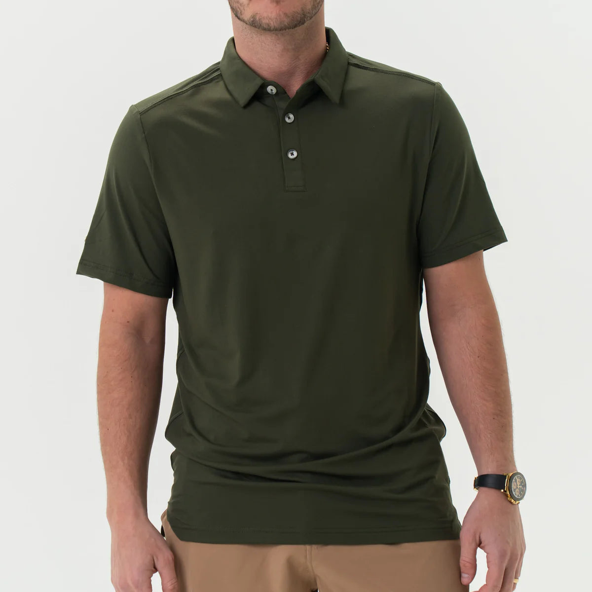 BURLEBO Performance Polo - Mallard Green