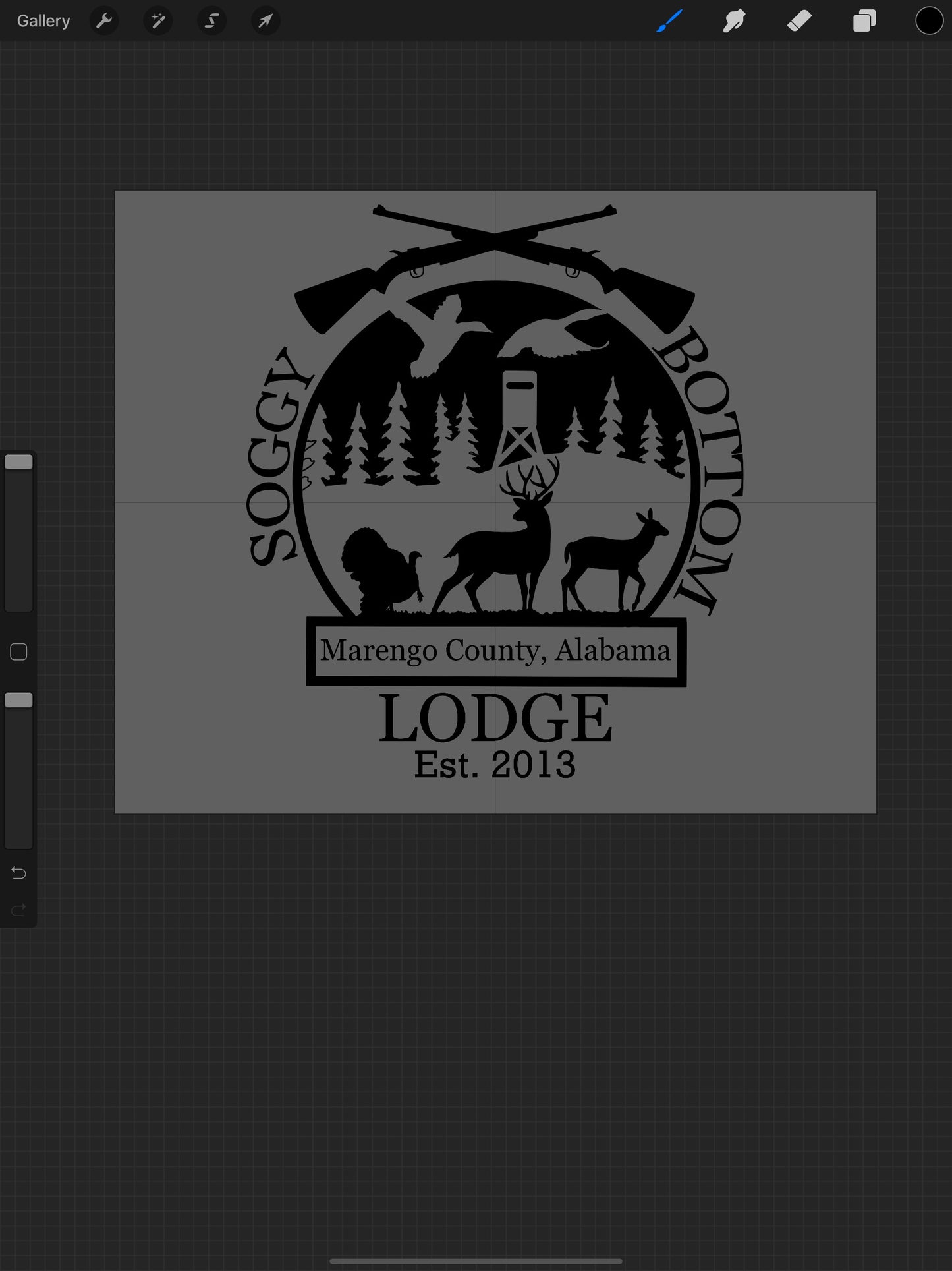 SBL T-SHIRT (SHOOTING HOUSE WITH DEER & TURKEY)