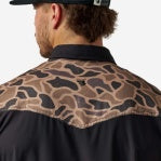 BURLEBO WESTERN SHIRT- BLACK & GAUGE CAMO